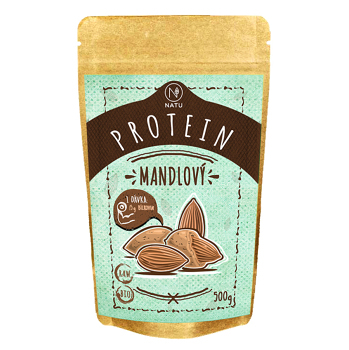 NATU Mandlový protein 500 g BIO