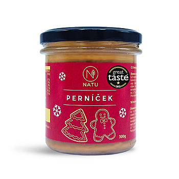 NATU Perníček krém 300 g (Ořechové krémy) - Vícesložkové, Sladké, Přírodní