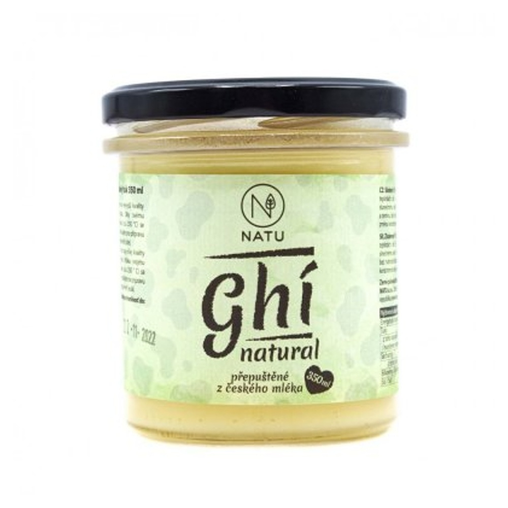 E-shop NATU Přepuštěné máslo Ghí natural 350 ml