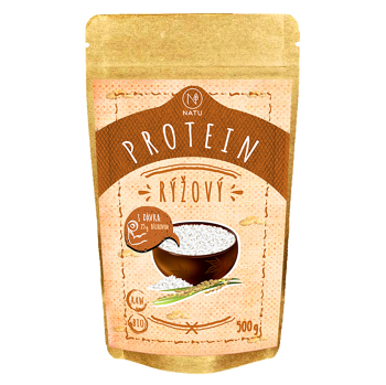 NATU Rýžový protein BIO 500 g