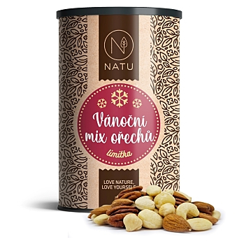 NATU Vánoční mix ořechů 480 g (Ořechové směsi) - Vícesložkové