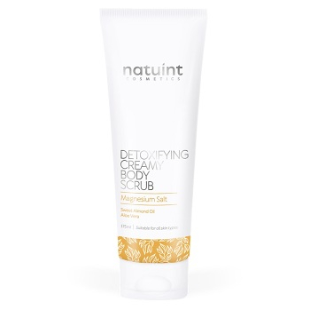 NATUINT COSMETICS Tělový peeling s hořčíkovou solí 175 ml (Přírodní péče o tělo) - Regenerační, Vyživující, Zklidňující, Přírodní