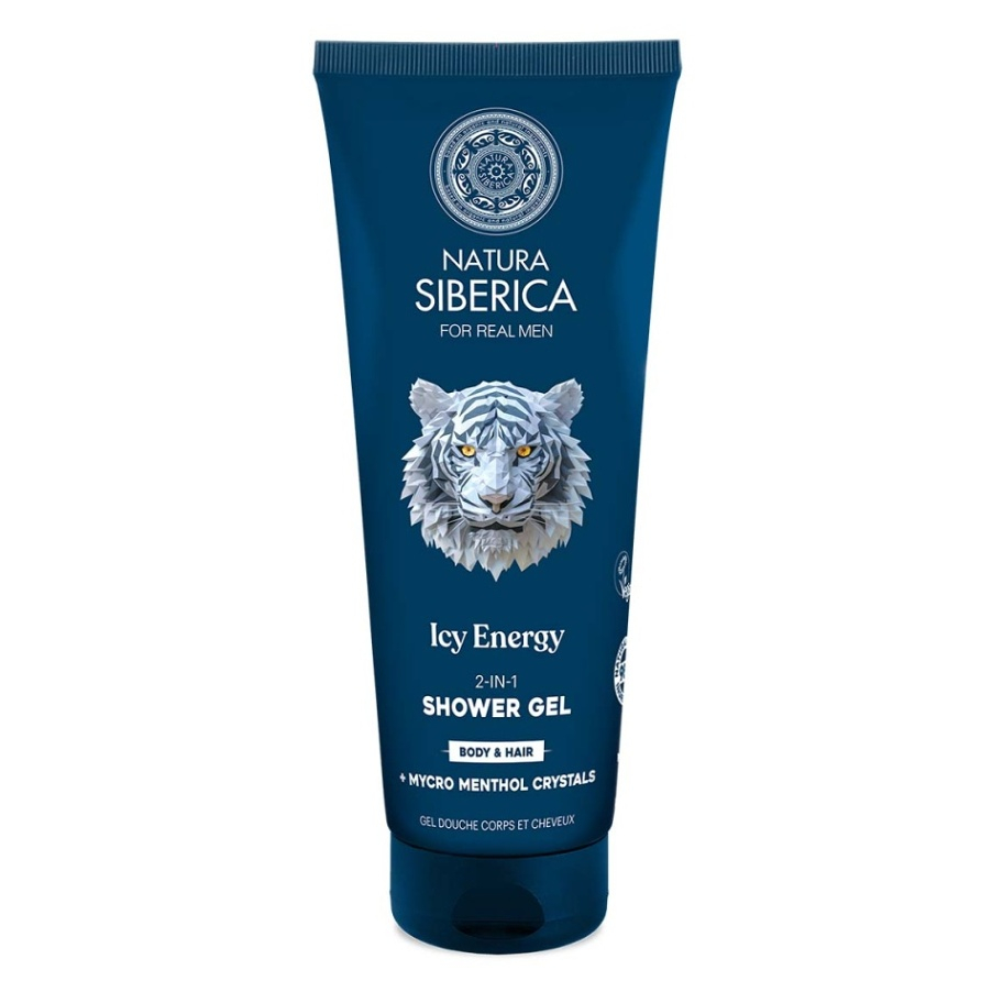 NATURA SIBERICA Arctic Wild Sprchový gel 2 v 1 Ledová energie 200 ml