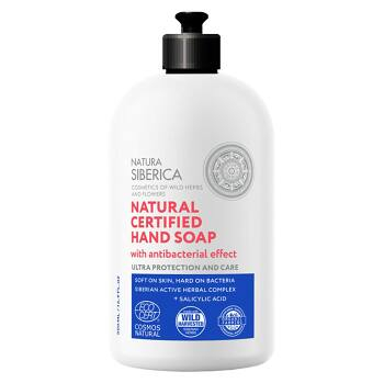 NATURA SIBERICA Mýdlo na ruce s antibakteriálním účinkem 500 ml
