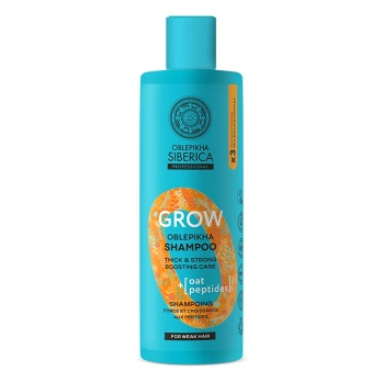 NATURA SIBERICA O Grow Peptidový posilující šampon 400 ml (Přírodní šampóny) - Přírodní