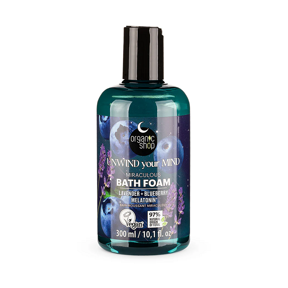 Organic Shop Sleeping Zázračná pěna do koupele Unwind Your Mind 300 ml koupíte na Lekarna.cz