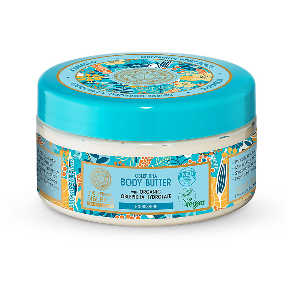 NATURA SIBERICA Rakytníkové máslo na tělo 300 ml