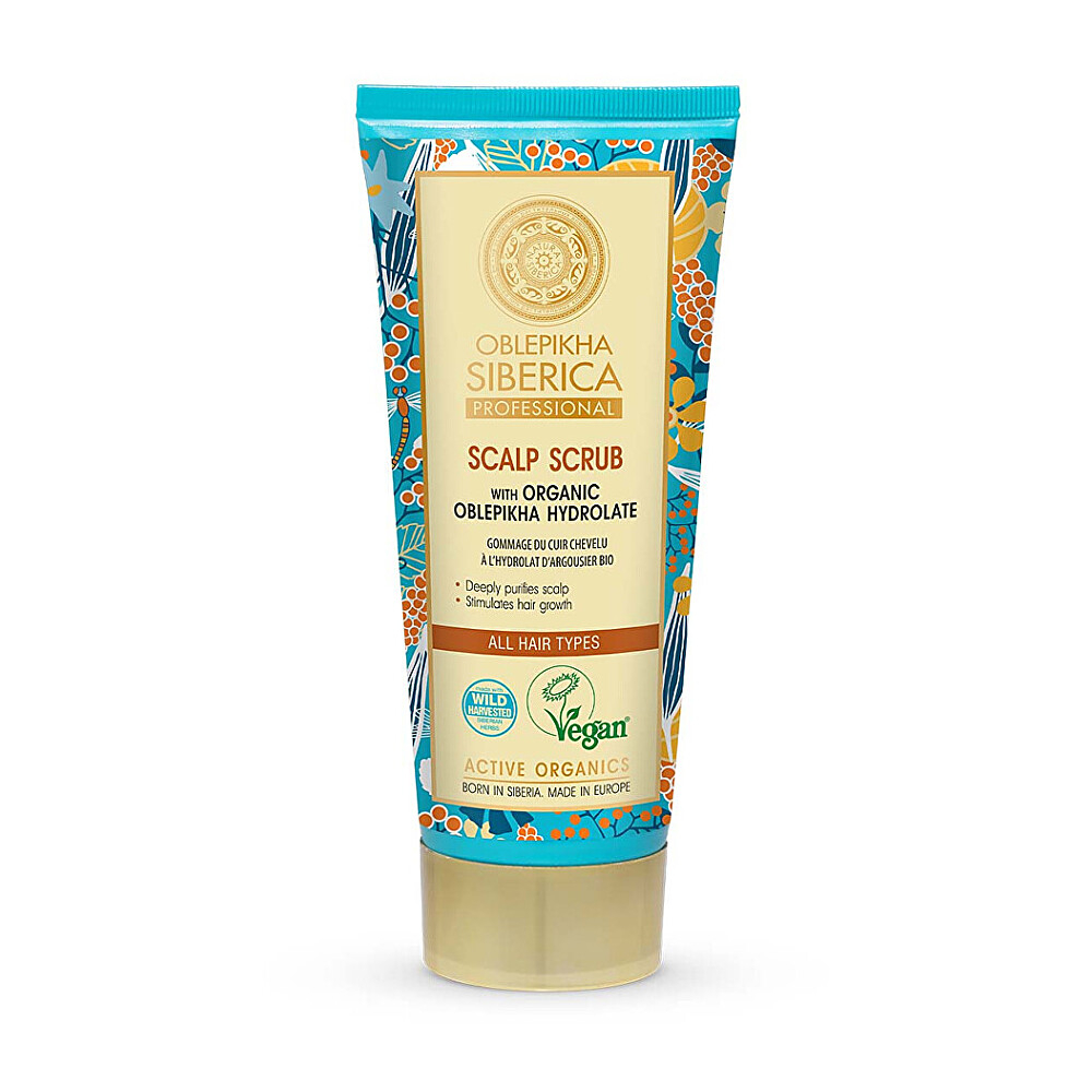 NATURA SIBERICA Rakytníkový peeling pro vlasovou pokožku 200 ml