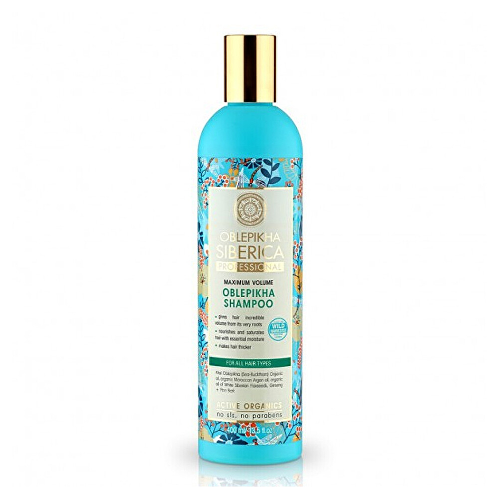 NATURA SIBERICA Rakytníkový šampón pro všechny typy vlasů 400 ml