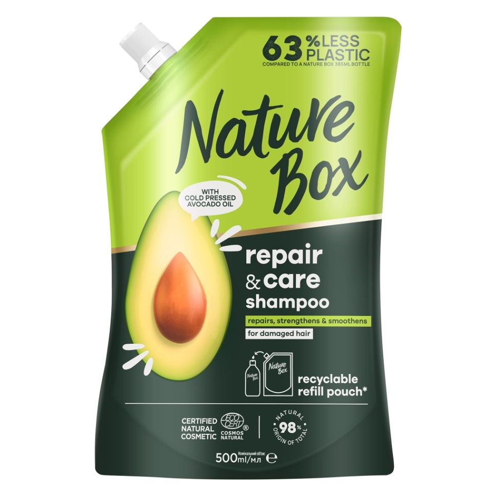 Levně NATURE BOX Repair & Care Šampon náhradní náplň 500 ml