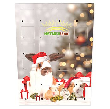 NATURE LAND Adventní kalendář pro králíky a hlodavce (Pamlsky pro králíky)