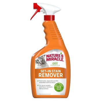 NATURE'S MIRACLE Set-In Stain Remover pro kočky 709 ml (Úklid po kočkách a kočičí záchody)