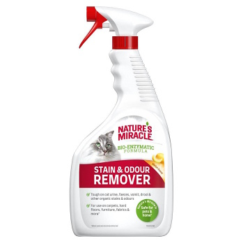 NATURE'S MIRACLE Stain&Odour Remover Melon pro kočky 946 ml (Úklid po kočkách a kočičí záchody)