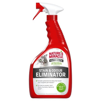 NATURE'S MIRACLE Ultimate Stain&Odour Eliminator pro kočky 946 ml (Úklid po kočkách a kočičí záchody)