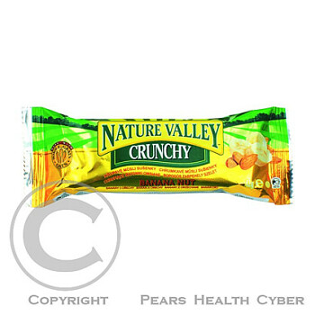 Nature Valley Crunchy banán + ořech 42 g křupavé müsli sušenky