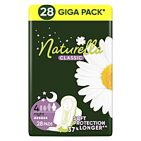 NATURELLA Classic Night Hygienické vložky s křidélky 28 kusů
