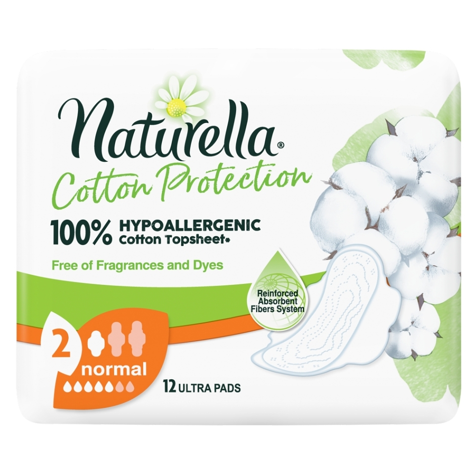 E-shop NATURELLA Cotton Protection Normal Hygienické vložky s křidélky 12 ks