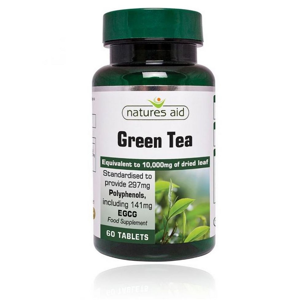 Levně NATURES AID Zelený čaj (313 mg) 60 tablet
