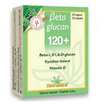 NATURES Beta glucan 120 mg 30 tobolek