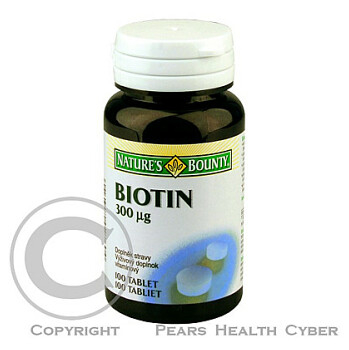 Nature's Bounty Biotin tbl.100x300mcg