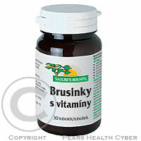 Nature's Bounty Brusinky s vitamíny tob.30