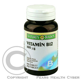 NATURE'S BOUNTY Vitamin B12  100mcg 100 tablet