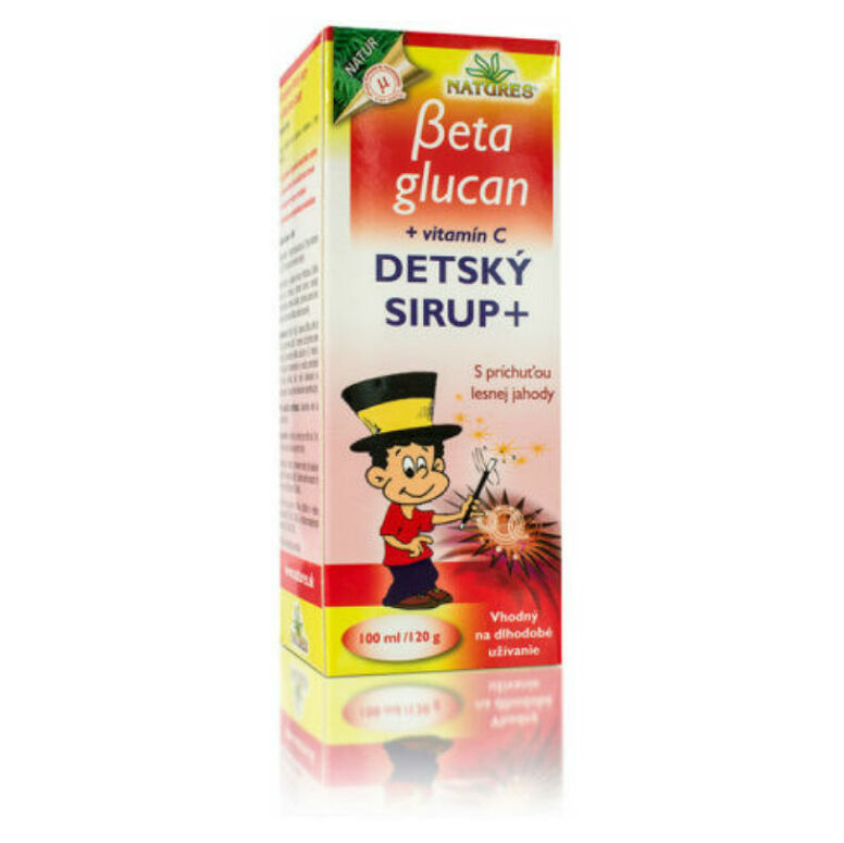 E-shop NATURES Beta Glucan dětský sirup 100 ml
