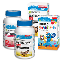 NATUREVIA Laktobacily, laktobacílky a omega 3