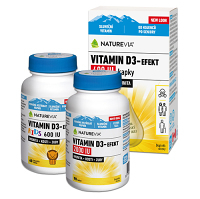 NATUREVIA Vitamín D3 tablety a kapky