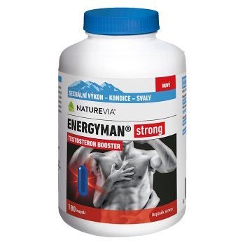 NATUREVIA Energyman strong 180 kapslí (Energie a únava) - Vícesložkové