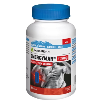 NATUREVIA Energyman strong 90 kapslí (Energie a únava) - Vícesložkové