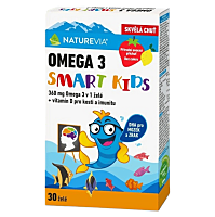 NATUREVIA Omega 3 smart kids 30 želé