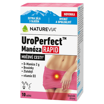 NATUREVIA UroPerfect manóza rapid 10 sáčků (Močové cesty) - Přírodní