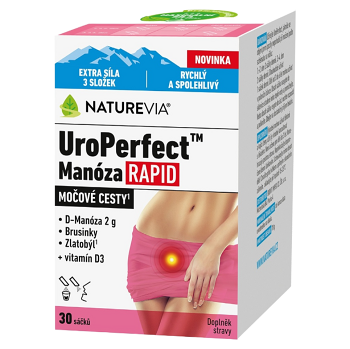 NATUREVIA UroPerfect Manóza Rapid 30 sáčků (Močové cesty)