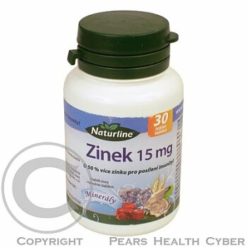 Naturline Zinek 15 mg 30 tbl.