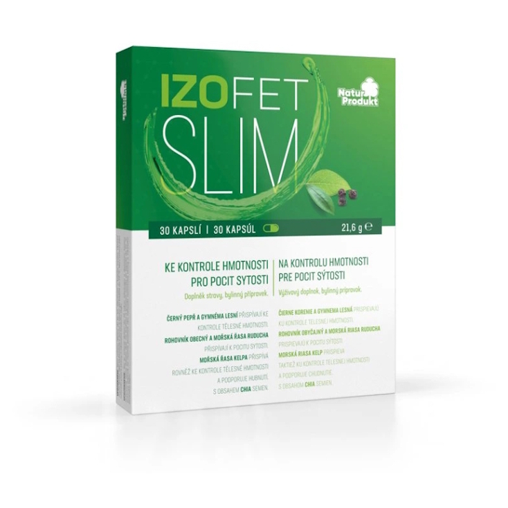 NATURPRODUKT Izofet Slim ke kontrole hmotnosti 30 kapslí