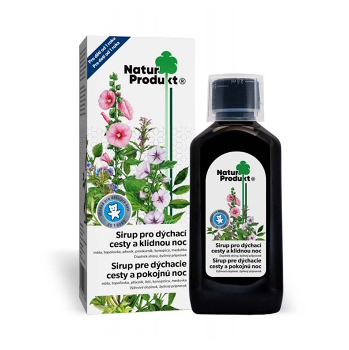 NATURPRODUKT Sirup pro dýchací cesty a klidnou noc 200 ml (Dýchání, dýchací cesty) - Přírodní