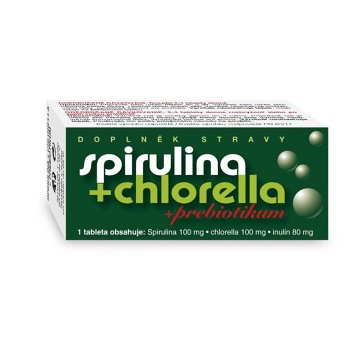NATURVITA Spirulina + Chlorella + prebiotikum 90 tablet