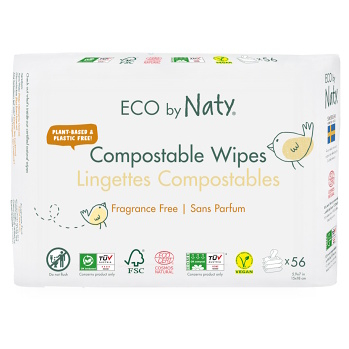 NATY Dětské vlhčené hygienické ubrousky economy pack 3 x 56 ks