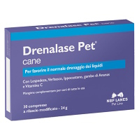 NBF LANES Drenalase Pet Kontrola otoku a zánětu pro psy 30 tablet