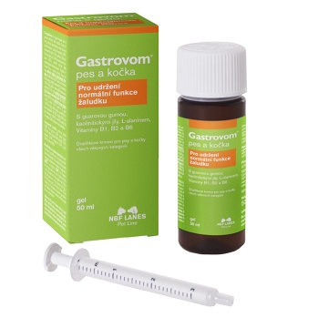 NBF LANES Gastrovom pro psy a kočky 50 ml (Veterinární doplňky stravy na trávení)