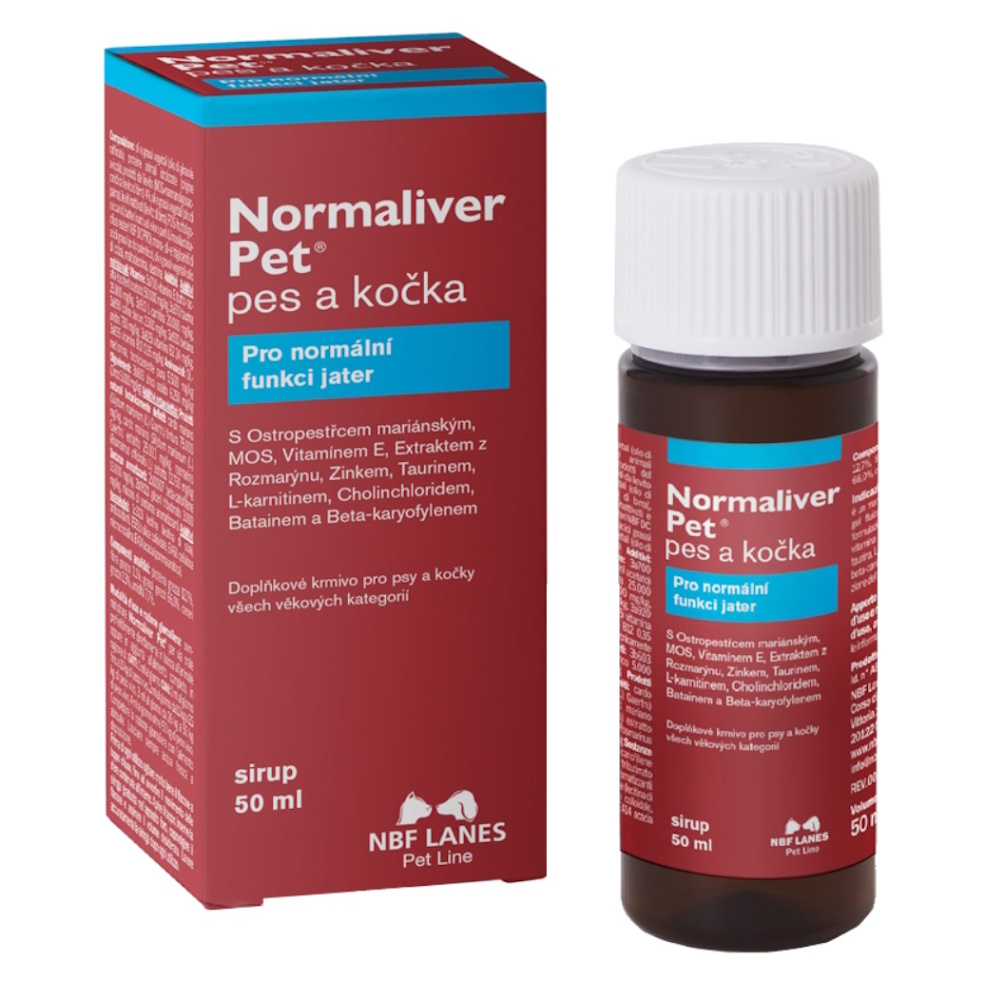 NBF LANES Normaliver Pet  Pes a kočka 50 ml