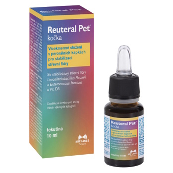 NBF LANES Reuteral Pet pro kočky 10 ml (Probiotika a prebiotika pro kočky)