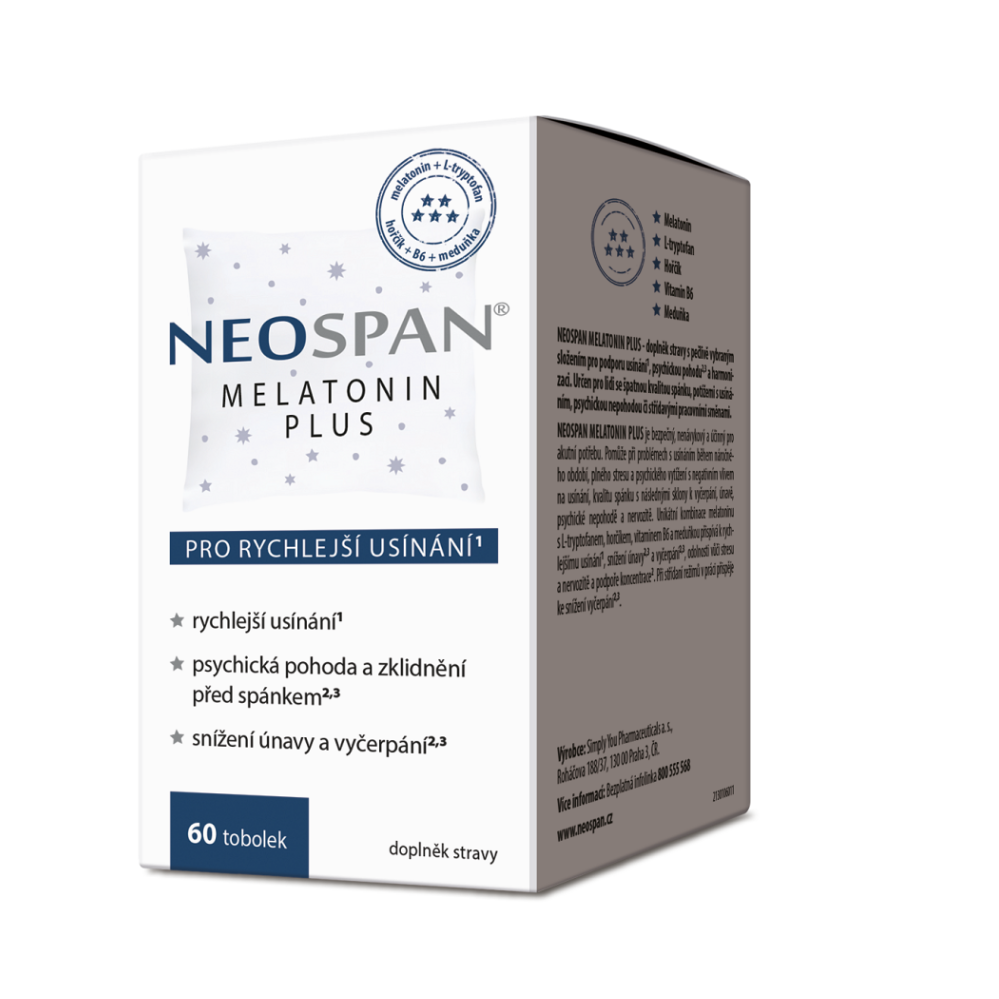 E-shop NEOSPAN Melatonin plus 60 tobolek