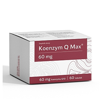 NEURAXPHARM Koenzym Q max 60 mg 60 tobolek (Koenzym Q10) - Vícesložkové