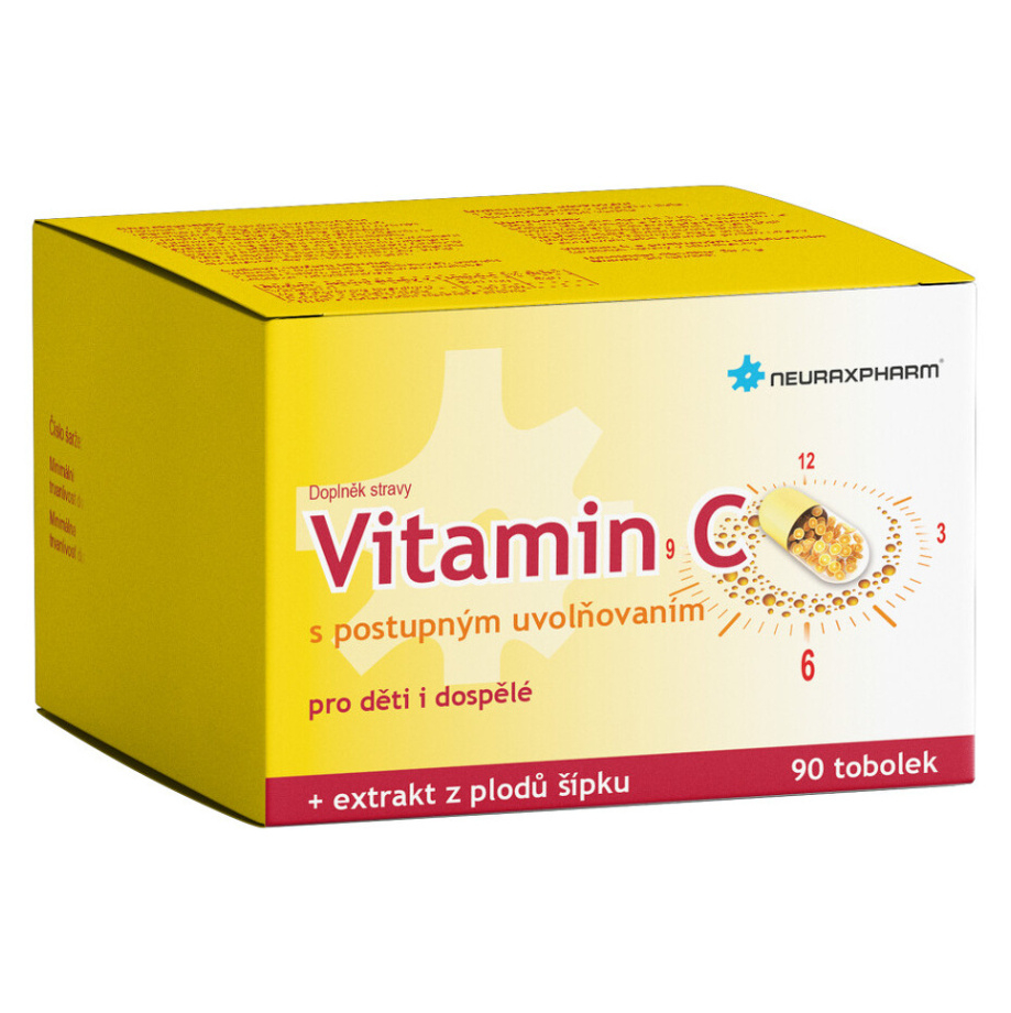 E-shop NEURAXPHARM Vitamin C s postupným uvolňováním 90 tobolek