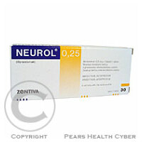 NEUROL 0,25  30X0.25MG Tablety