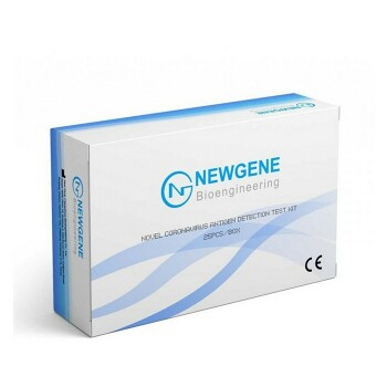NEWGENE Antigenní jednorázový kombinovaný test ze slin a nosu  25 kusů, expirace