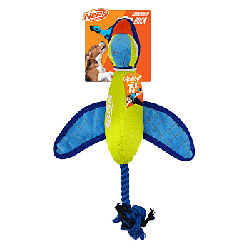 NERF DOG Hračka pro psy plyšová kachna s křídly na házení 42 cm (Plyšové hračky pro psy)
