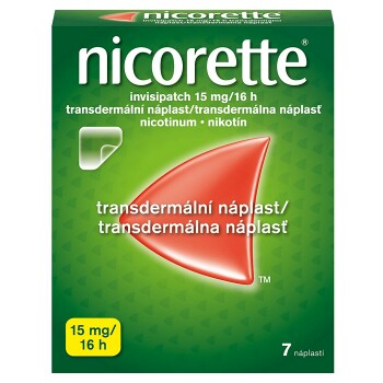 NICORETTE Invisipatch 15 mg/16 h náplast 7 kusů